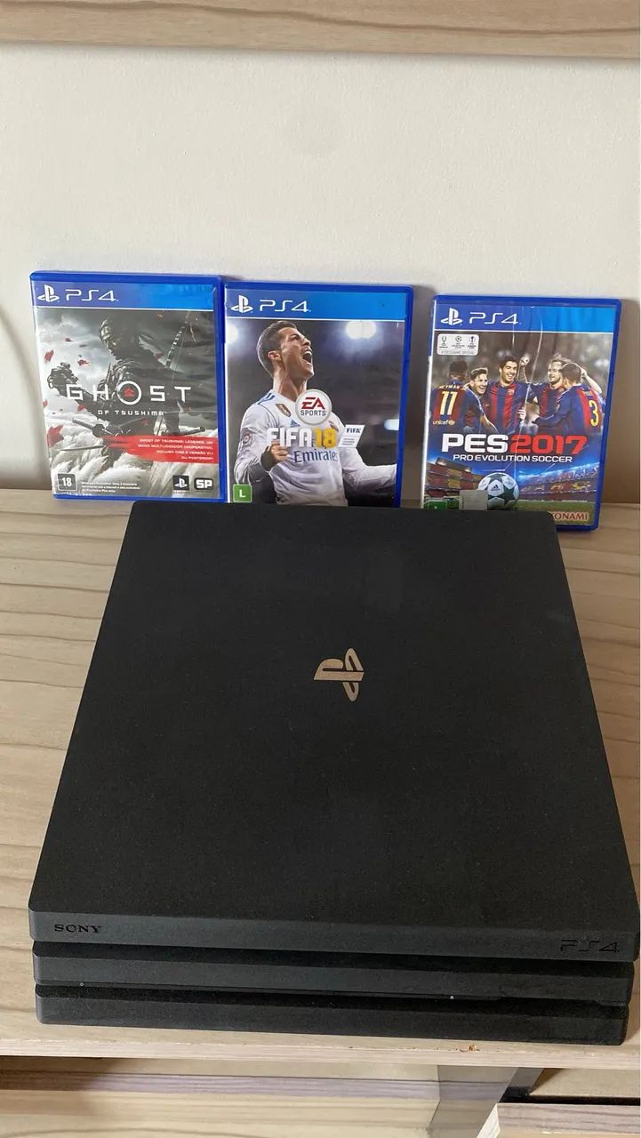 PlayStation 4 Pro 7216B Impecável 