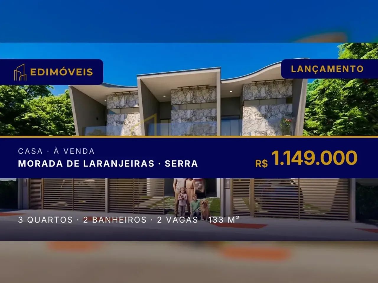 Casa 3 quartos na Morada de Laranjeiras, perto do mar e da cidade