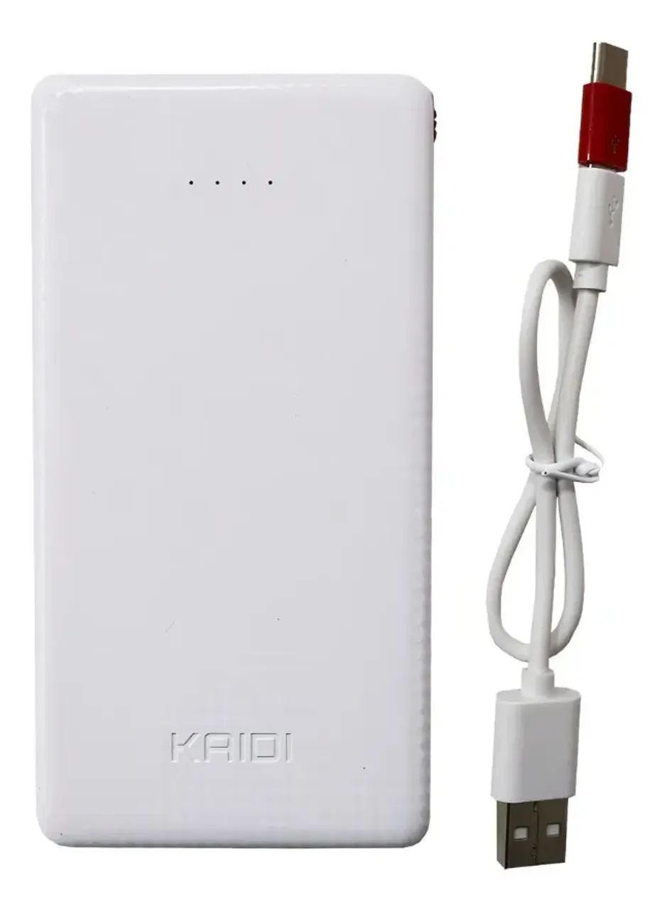  Power Bank Kaide -KD-952 Branco - Foto 2