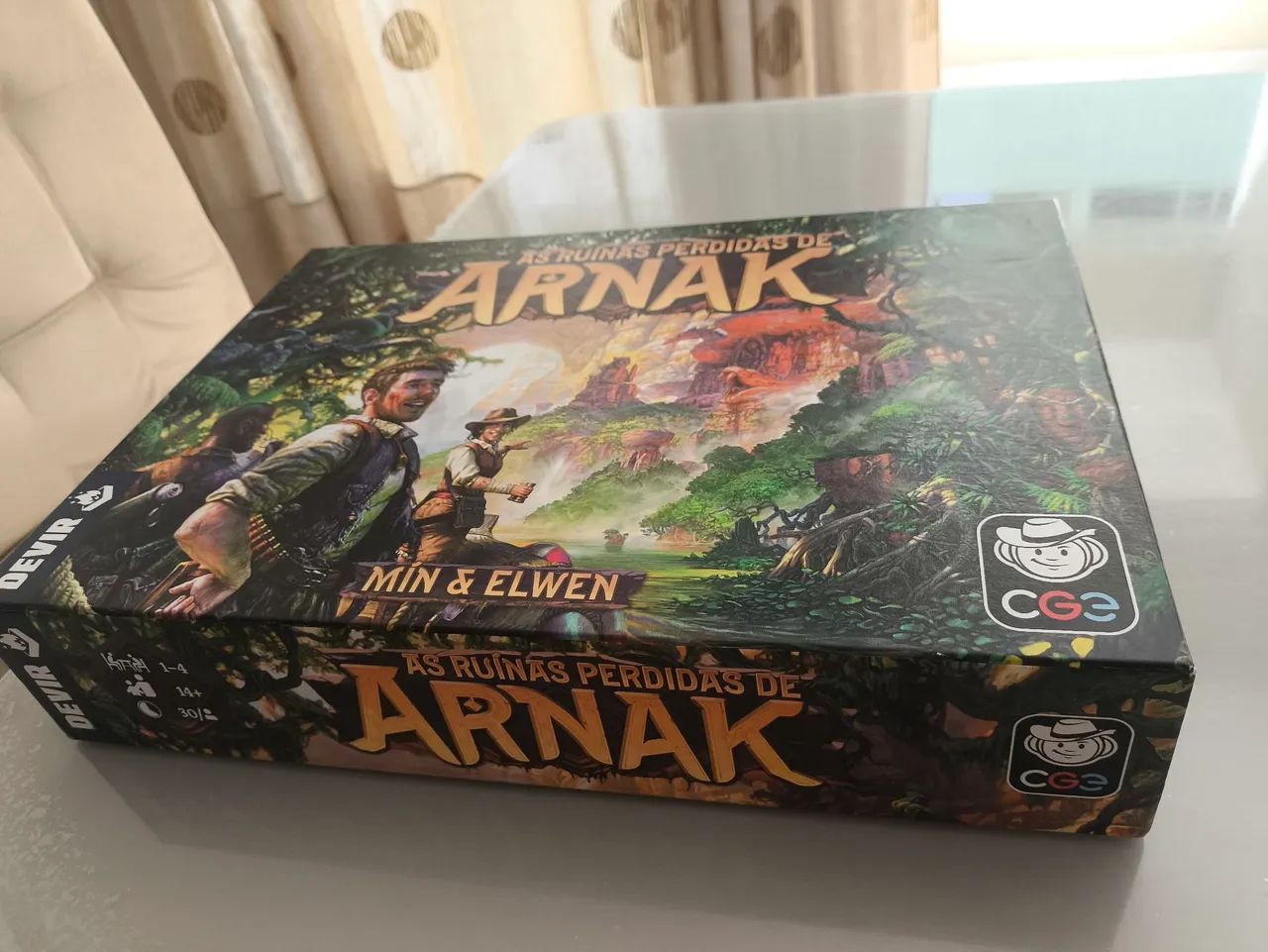 Ruínas Perdidas de Arnak - Boardgame + sleeves + componentes 3D - Foto 2