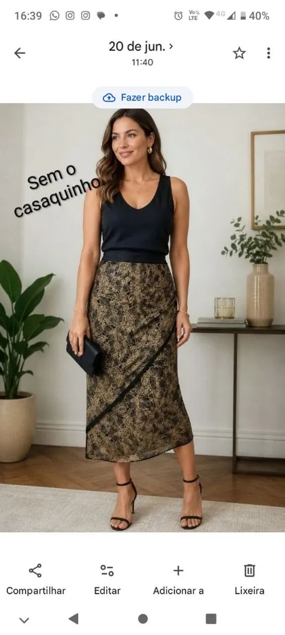Vestido com Casaquinho Social  - Foto 2