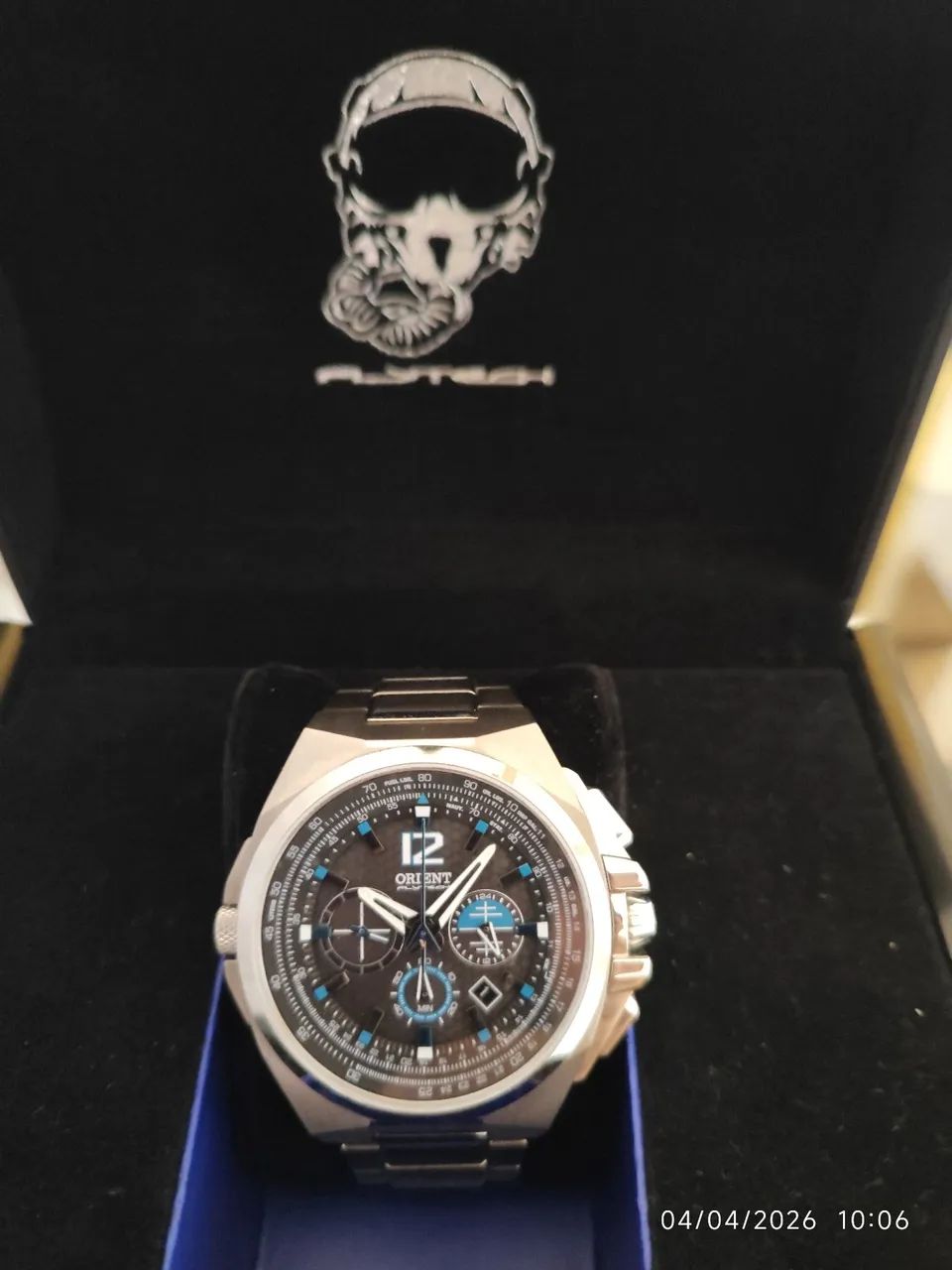 RELÓGIO DE PULSO ORIENT FLYTECH MBTTC017 - TITANIUM | SOLAR | ESTADO IMPECÁVEL - Foto 3