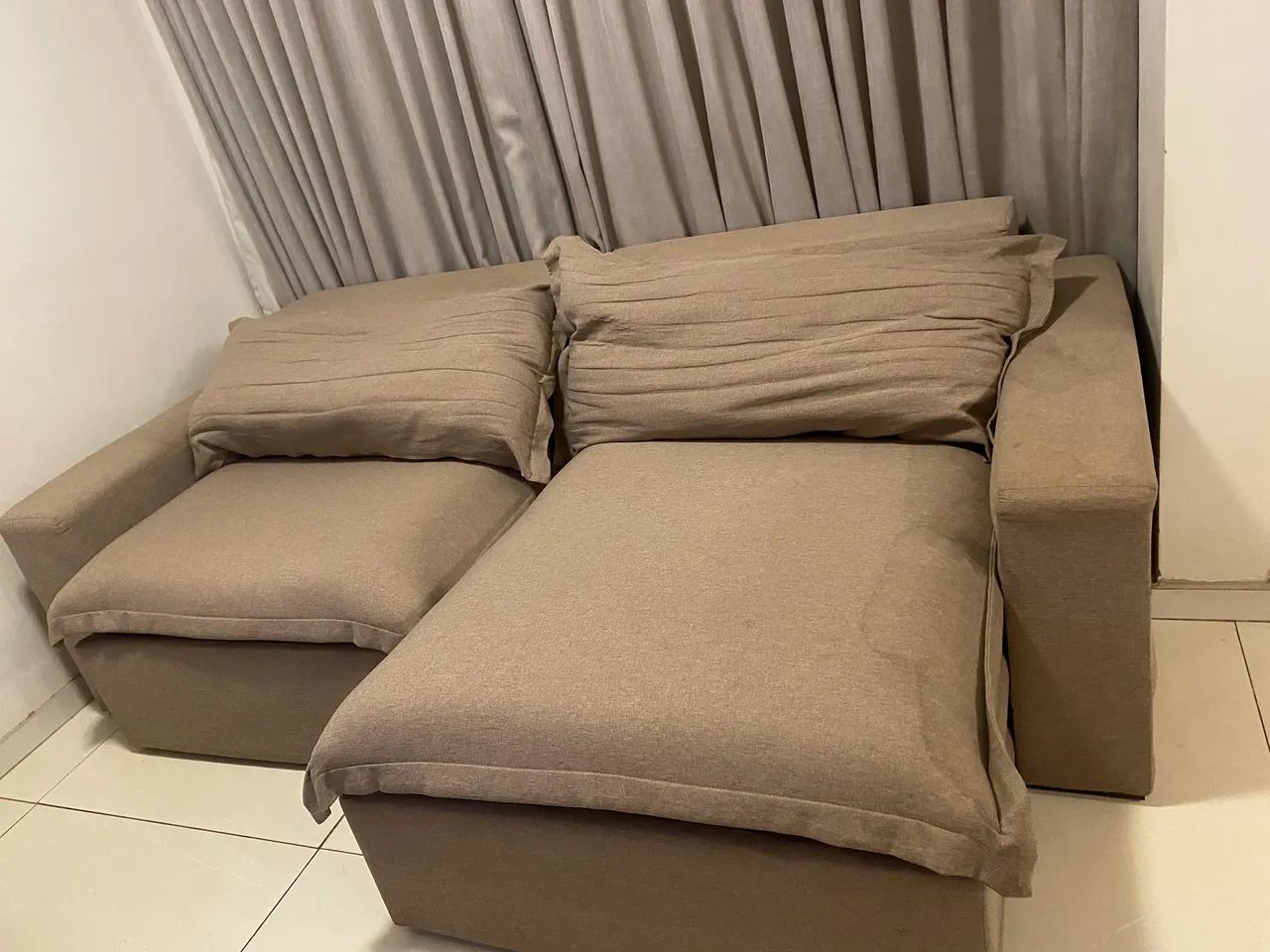 Sofá 2,5m - usado - Foto 3