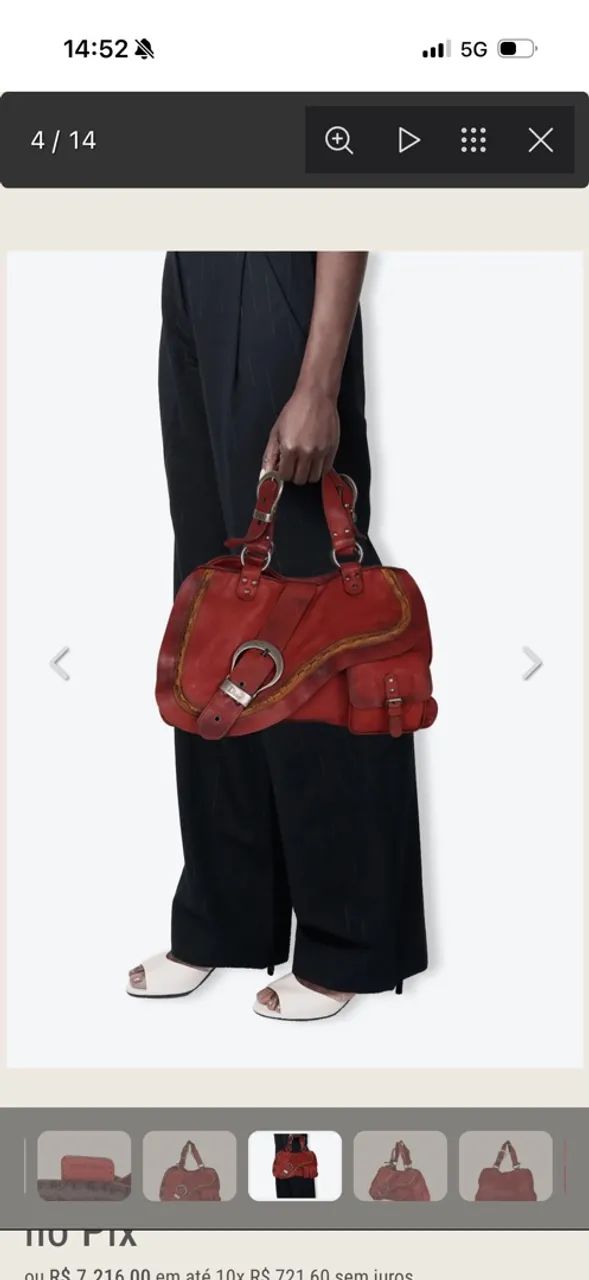 Bolsa vintage dior gaucho  - Foto 3