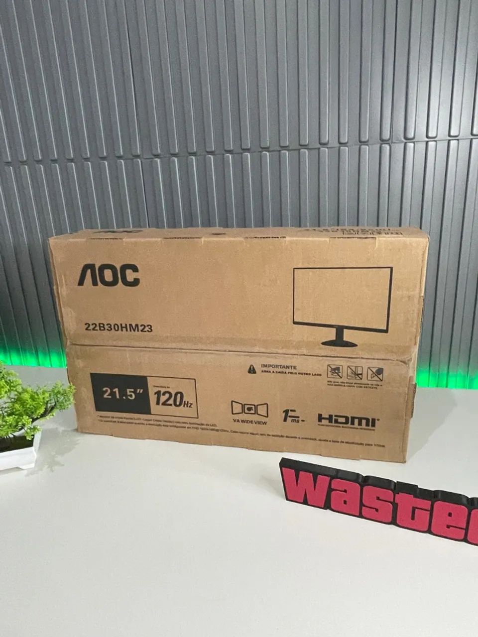 Monitor AOC 21,5 polegadas 120Hz - Foto 3