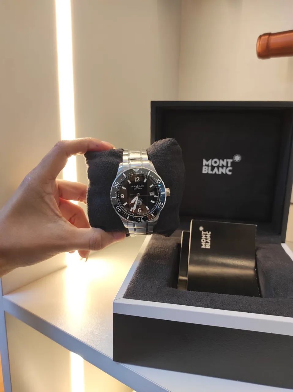 RELÓGIO MONTBLANC 1858 Iced Sea Automatic Date (MB129371)