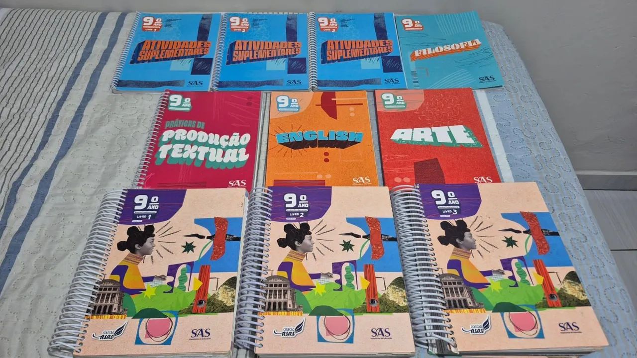 Livros 9 ano SAS completo - Livros e revistas - Padre Zé, João