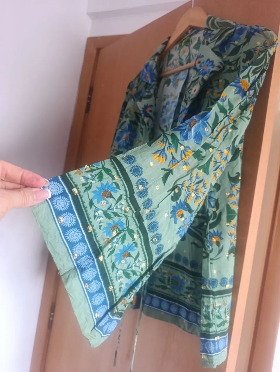 CONJUNTO FARM GG. CALÇA E KIMONO. - Foto 5