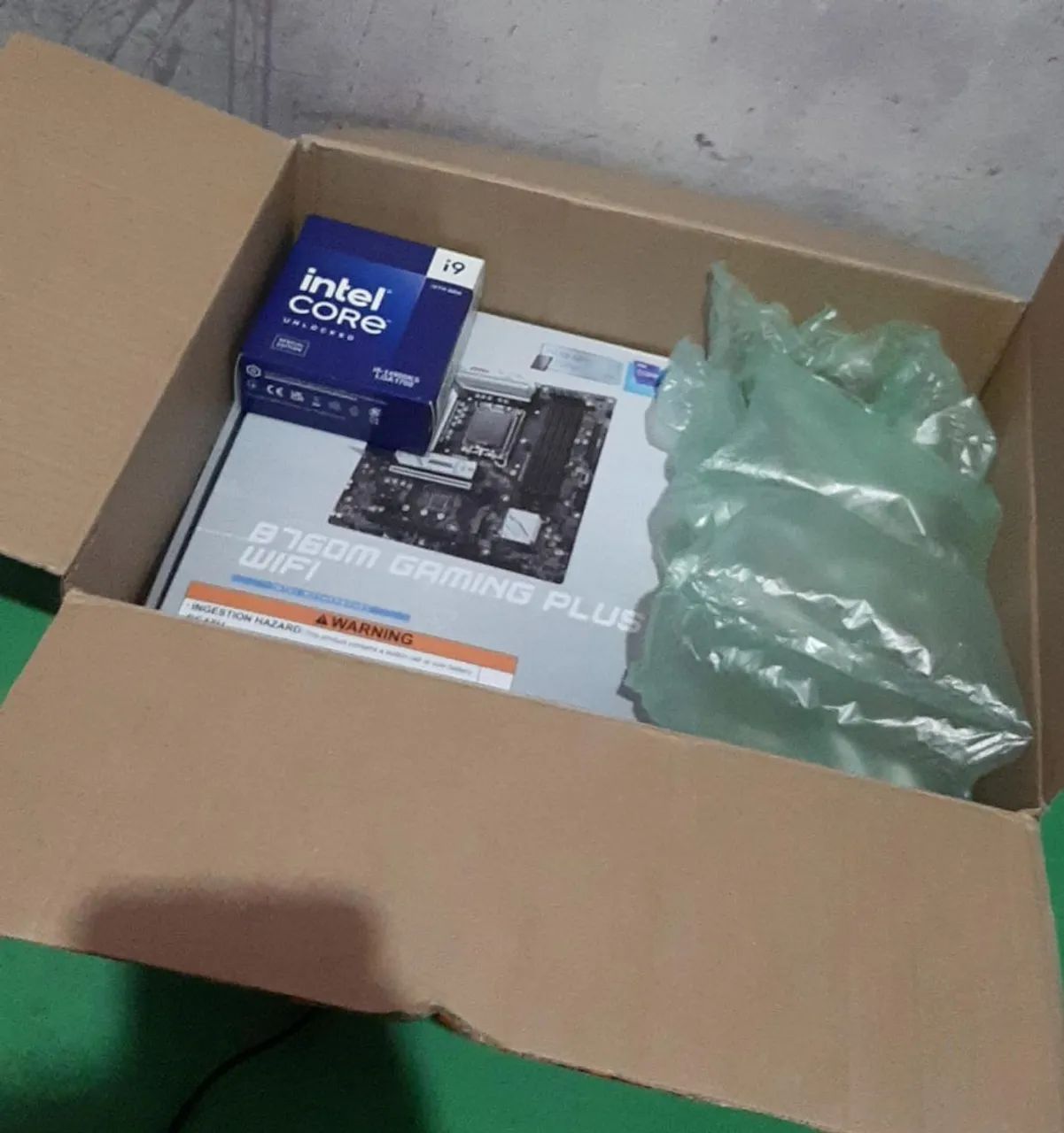 Placa Mãe Msi b760m Gaming plus wifi 6 ddr5 - Nova - Foto 3
