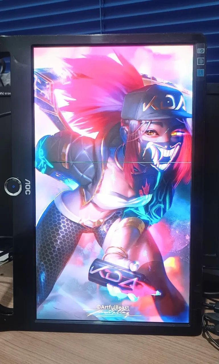 Monitor Vertical AOC 19 | 1 Detalhe | Envio, retirada ou entrega Olx pay - Foto 2