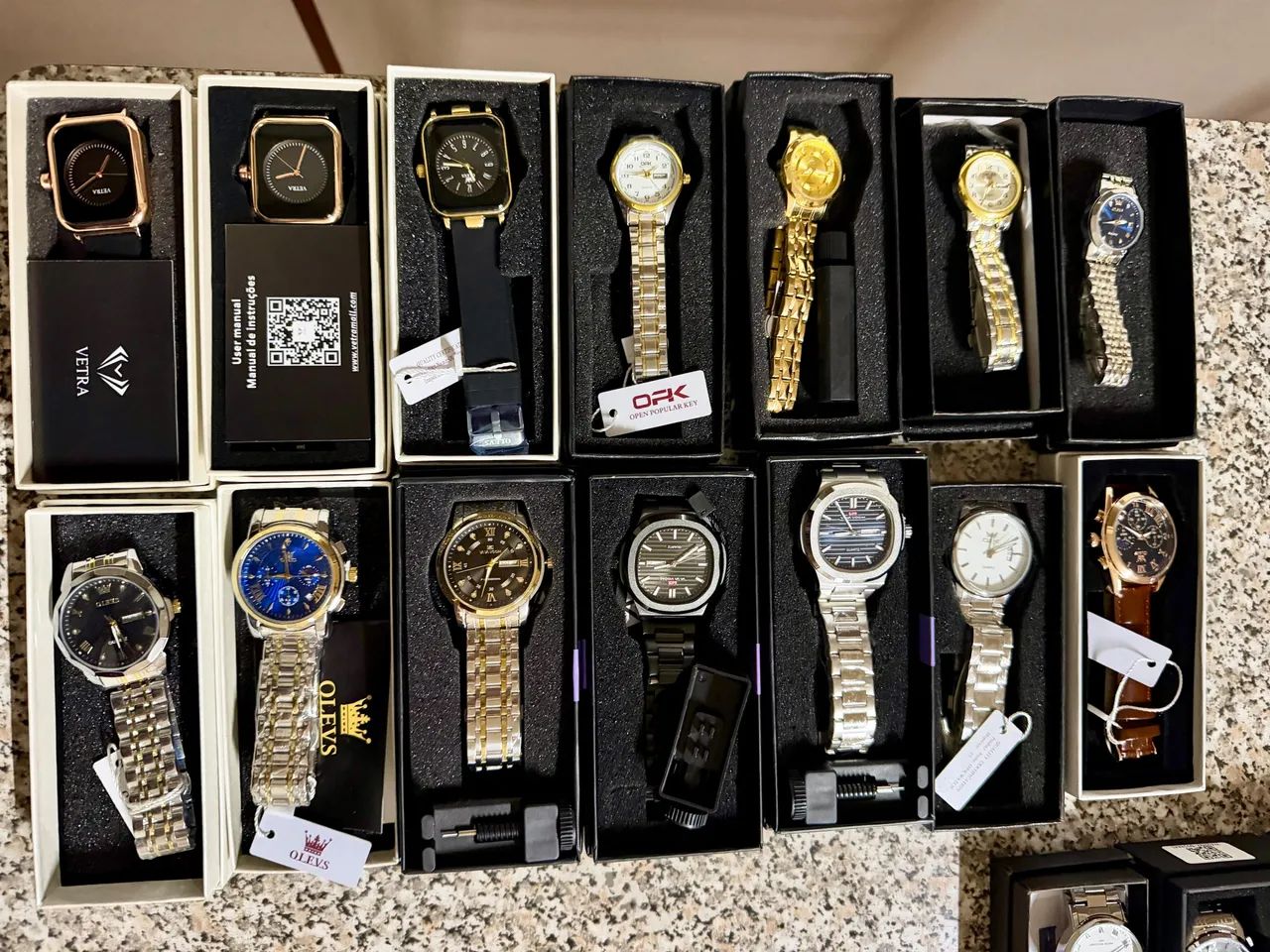 Lote de 200 relógios A PRONTA ENTREGA (NEGOCIÁVEL) - Foto 2