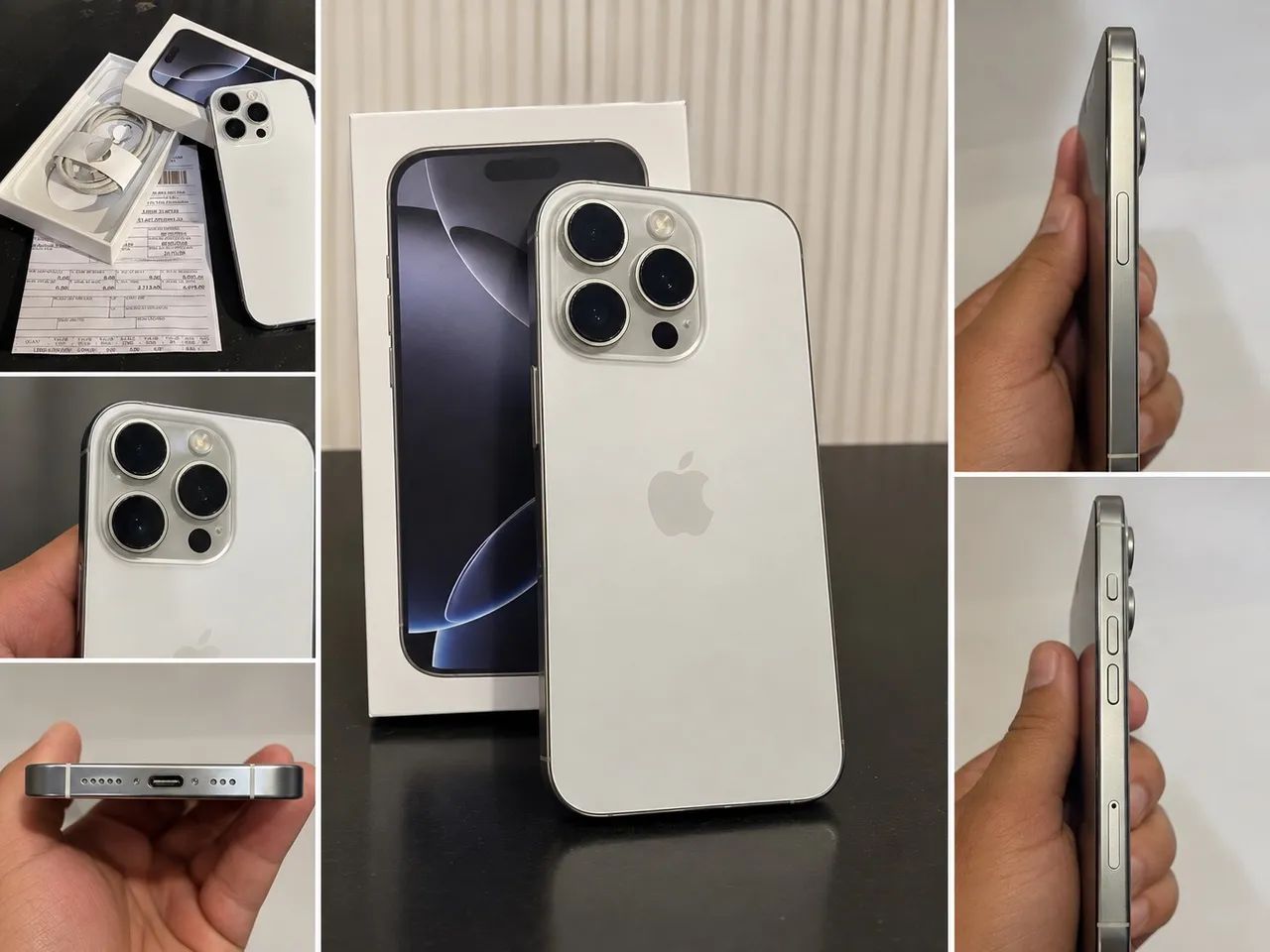 iPhone 16 Pro 128GB Titanium + NF + Garantia até 02/2027