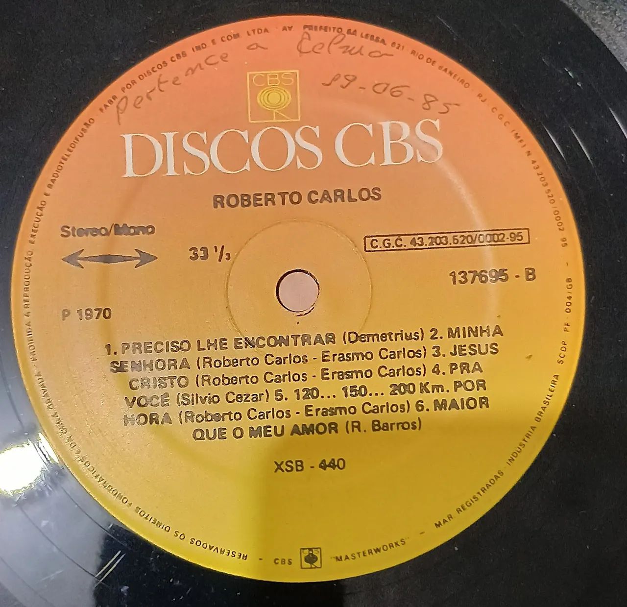 Disco de Vinil Roberto Carlos - LP Original CBS (1970) - Foto 4