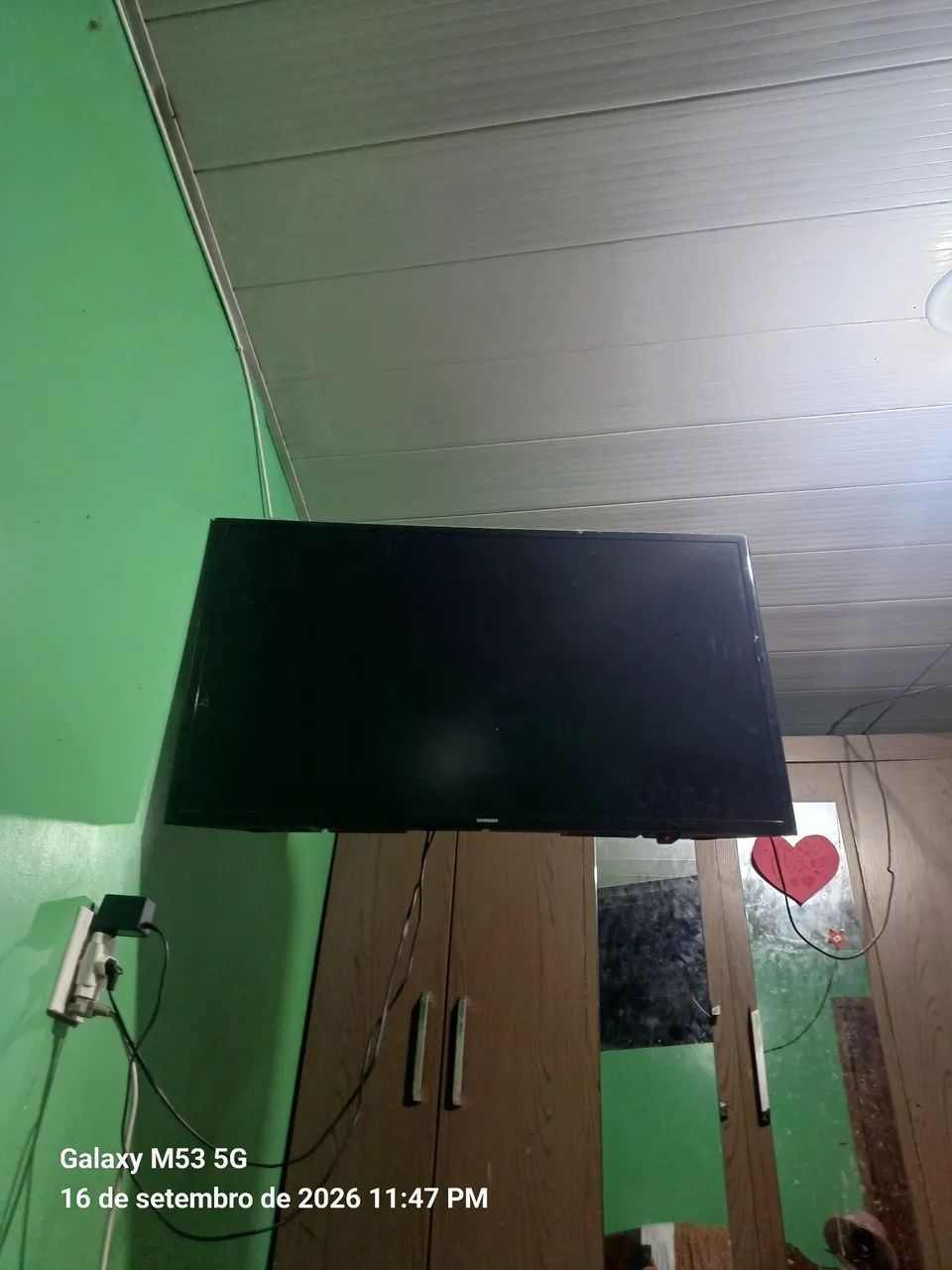 Tv 50 polegadas Samsung em bom uso, vem conversor smart junto. - Foto 2