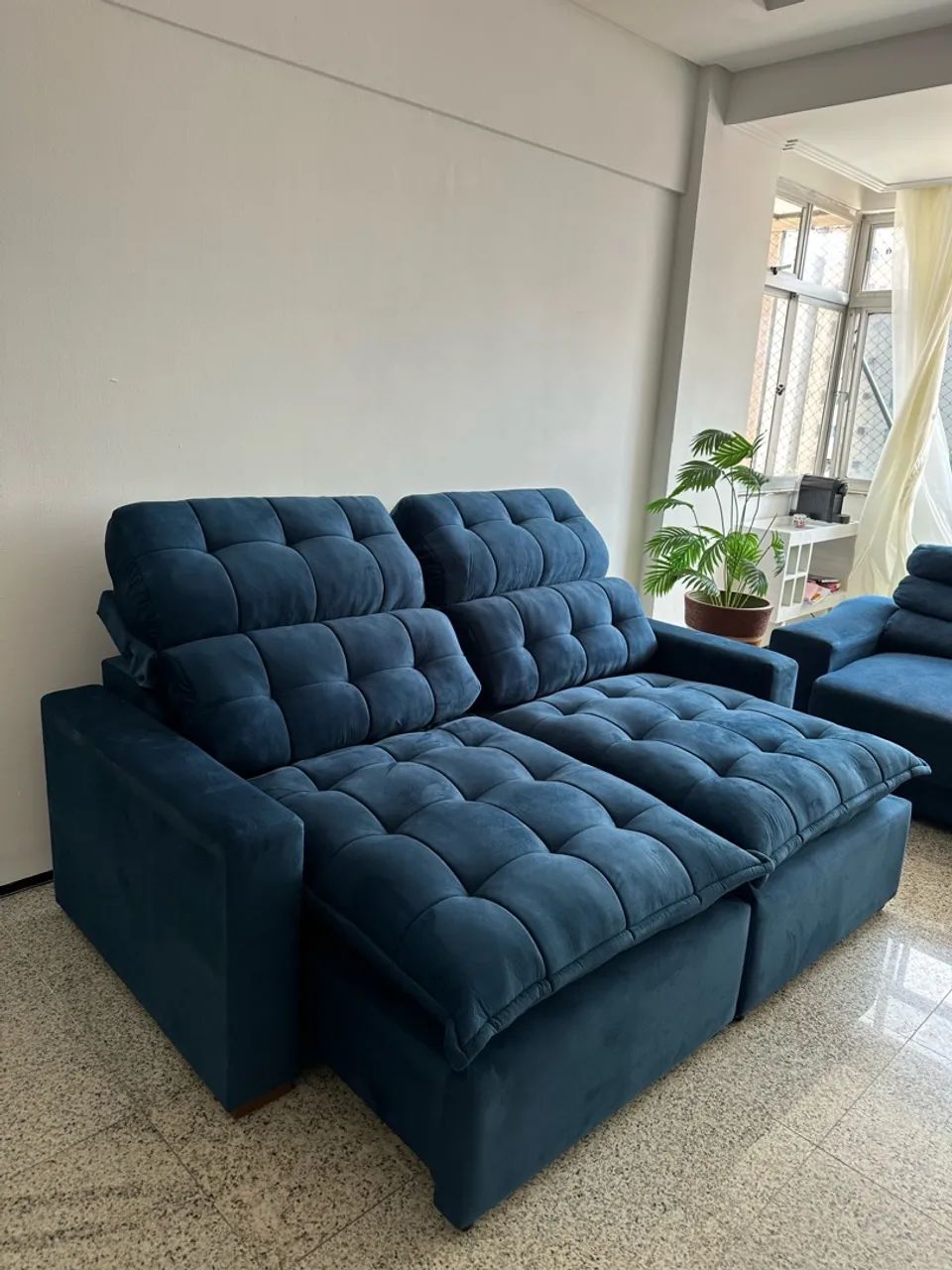 Sofá Retratil reclináveis luxo pronta entrega 