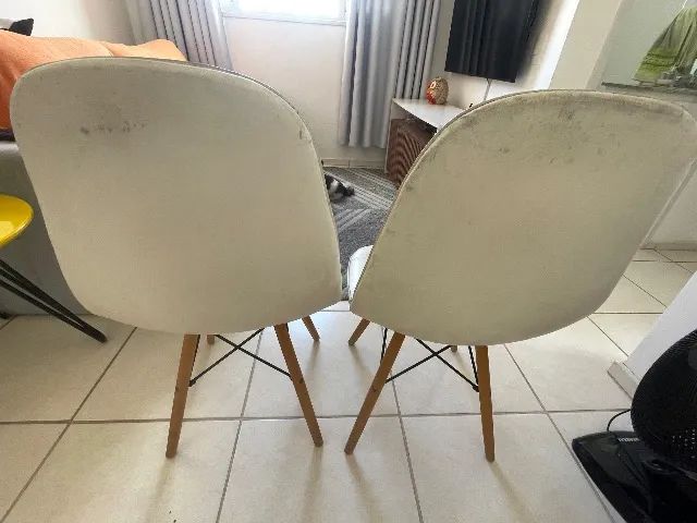 Jogo com 4 Cadeiras Eames Eiffel Estofadas - Foto 2