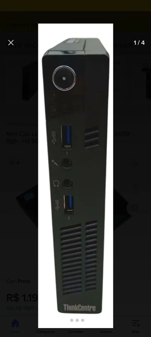Lenovo Thinkcentre M92P Core I5 . 8gb DDR3 - Foto 2