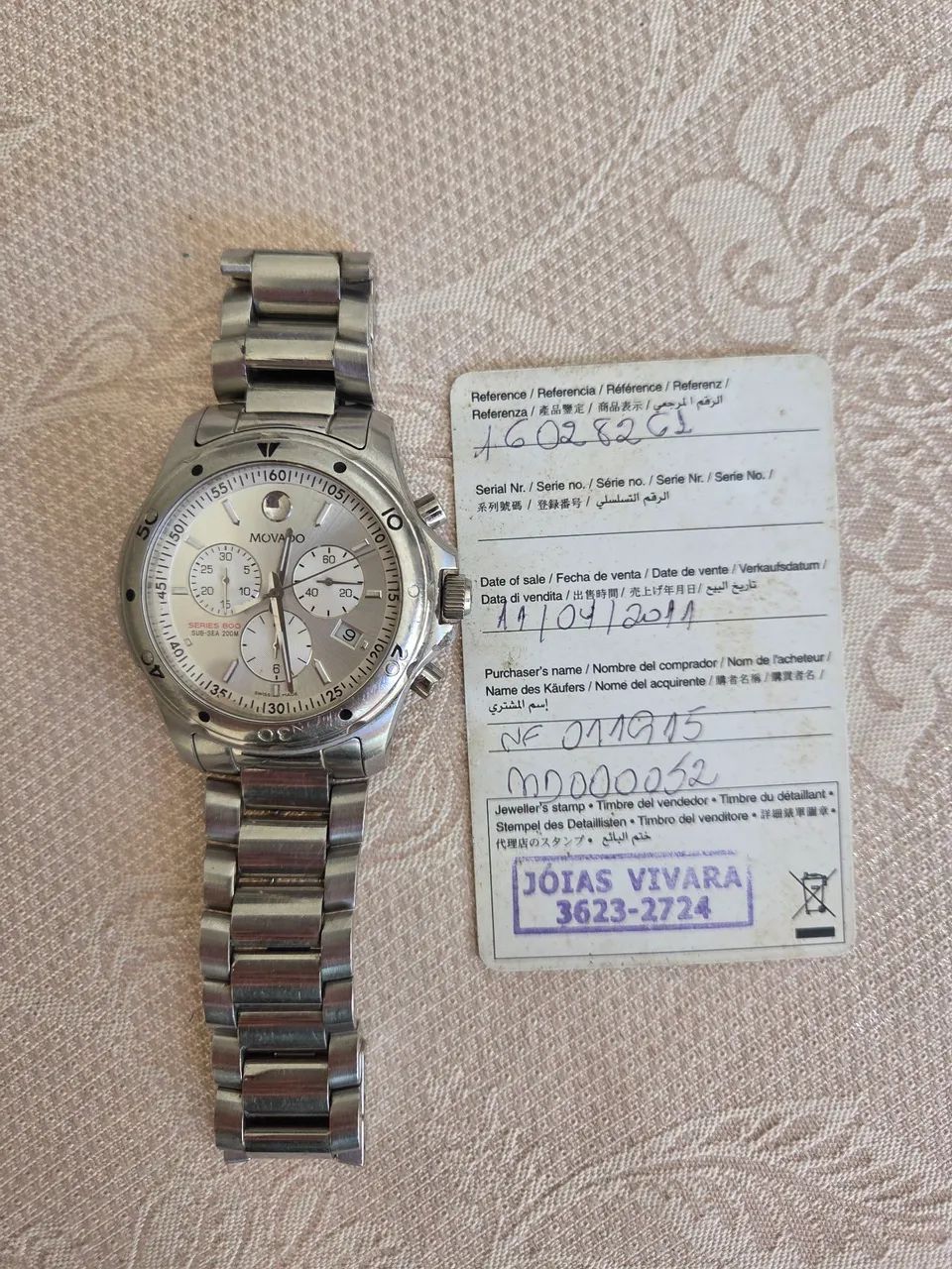 Relógio Movado Série 800 - Foto 2