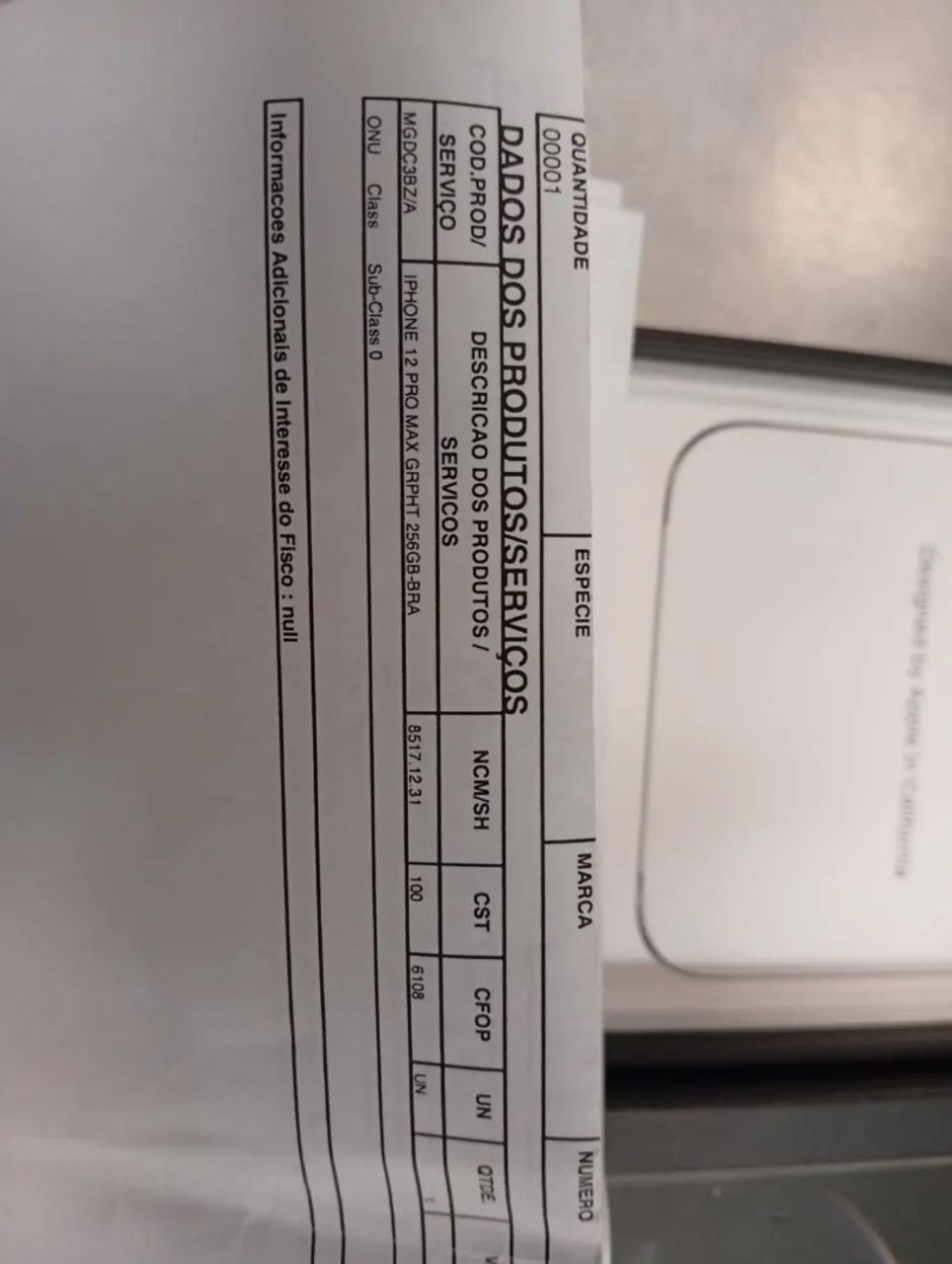 IPhone 12 Pro Max 256 Gb nota fiscal e caixa  - Foto 4