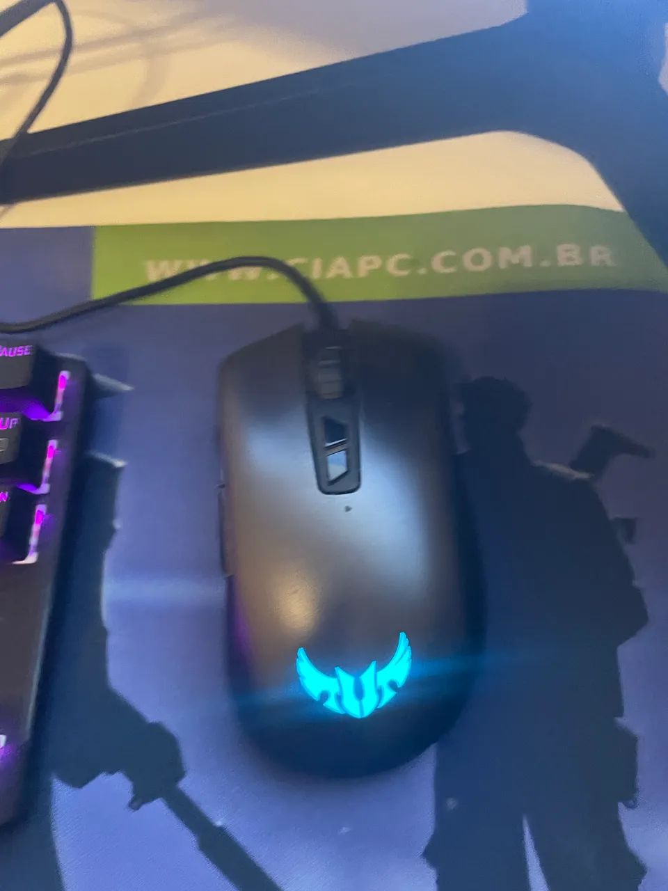 Mouse Gamer RGB com botões extras - Ótimo estado - Foto 2