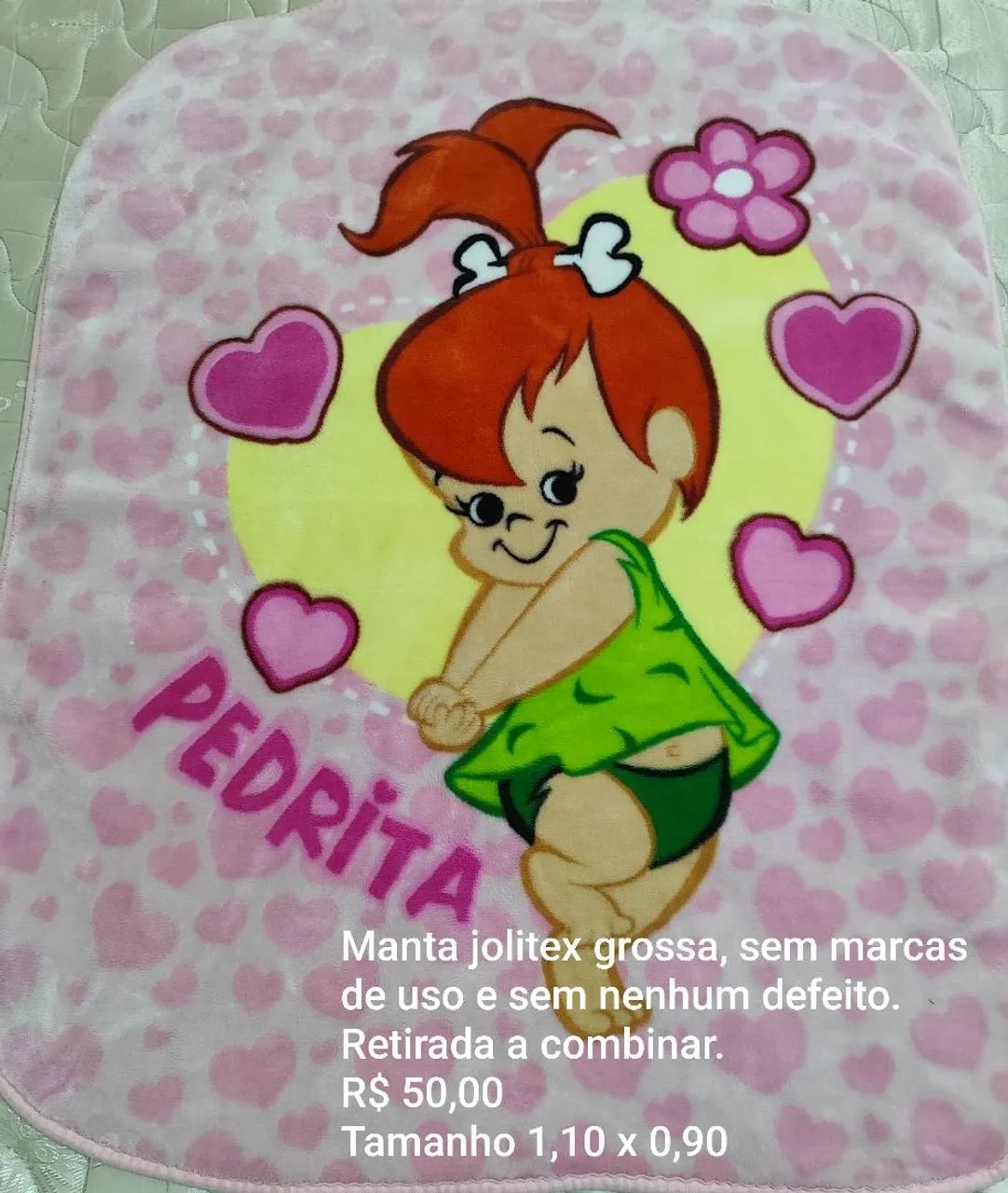 Manta jolitex bebê 
