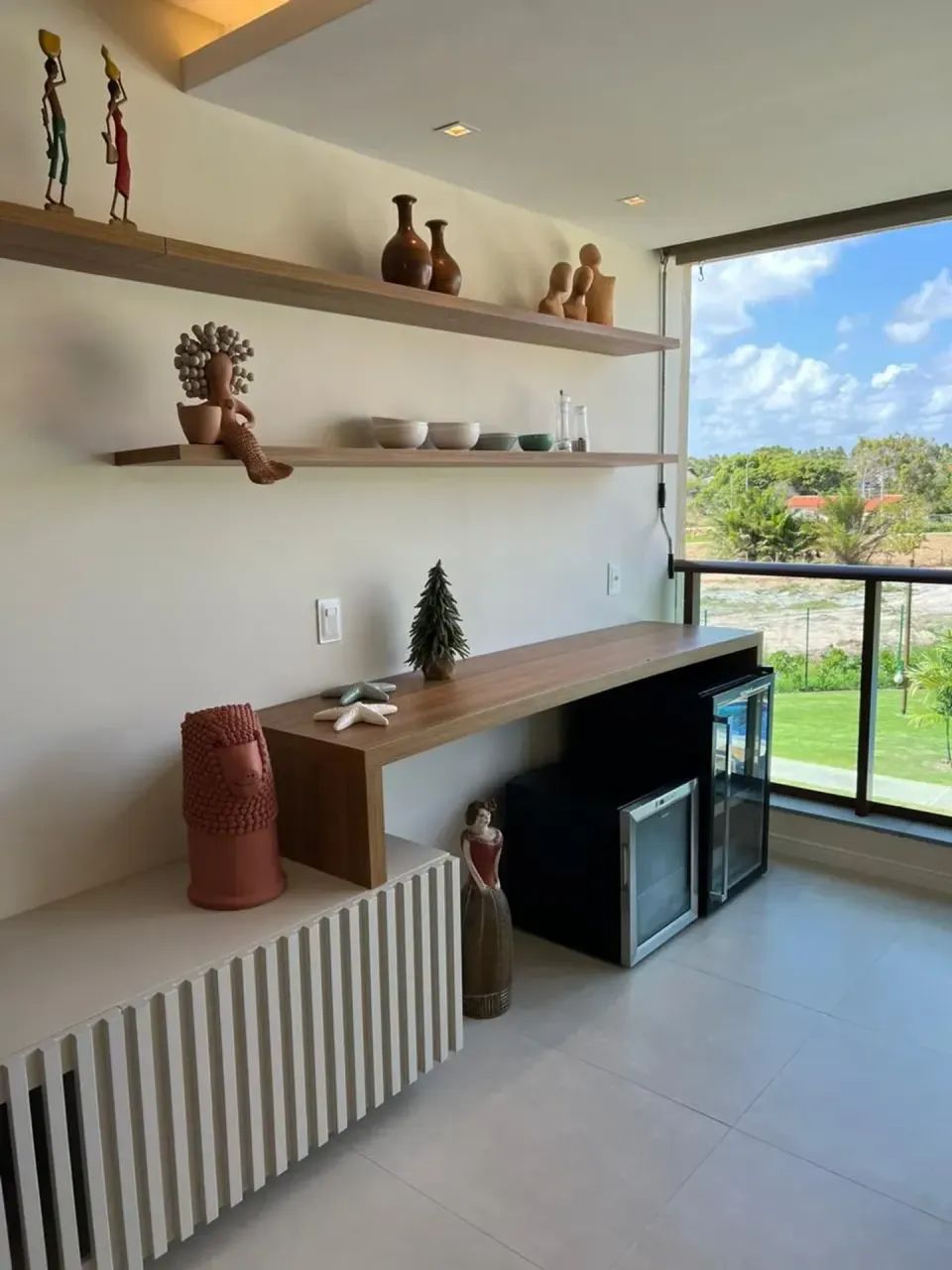 Vendo lindo flat com 2 quartos mobiliado e decorado - Praia dos Carneiros - Foto 4