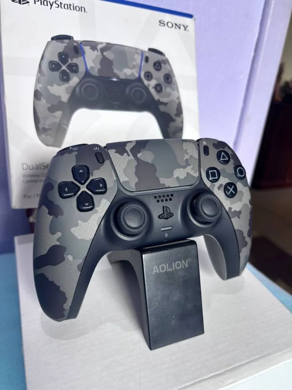 Controle PS5 Camuflado - Com caixa