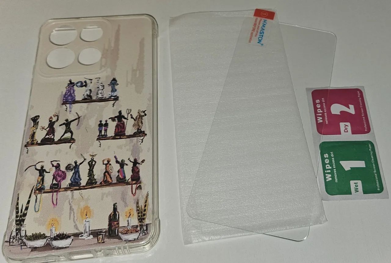 Capinha moto g86 + pelicula de vidro