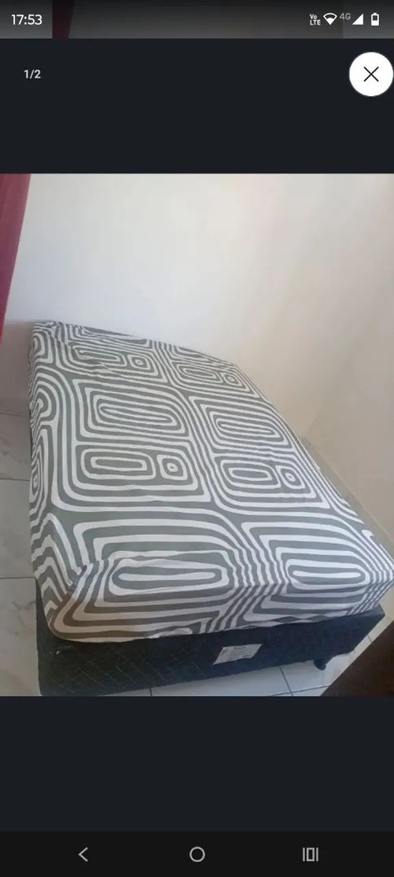 Cama Box casal- perfeito estado 