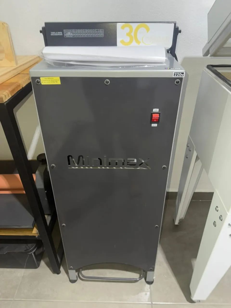 MINIMAX FURADORA COMPLETA C/3 CABEÇAS PARA GRÁFICA - Foto 2