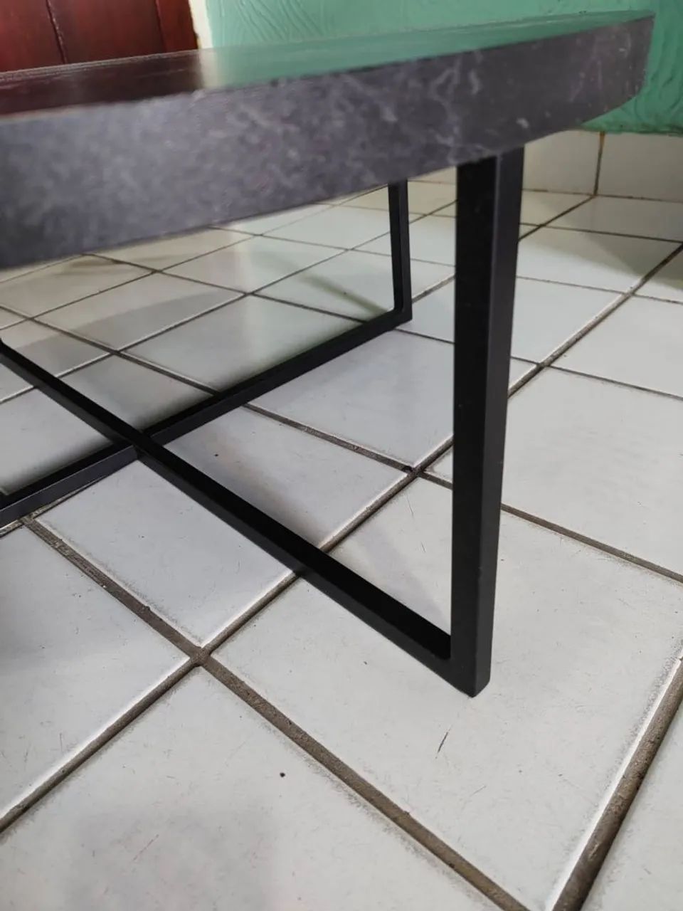 Mesa de Centro Industrial Redonda 70cm - Foto 5