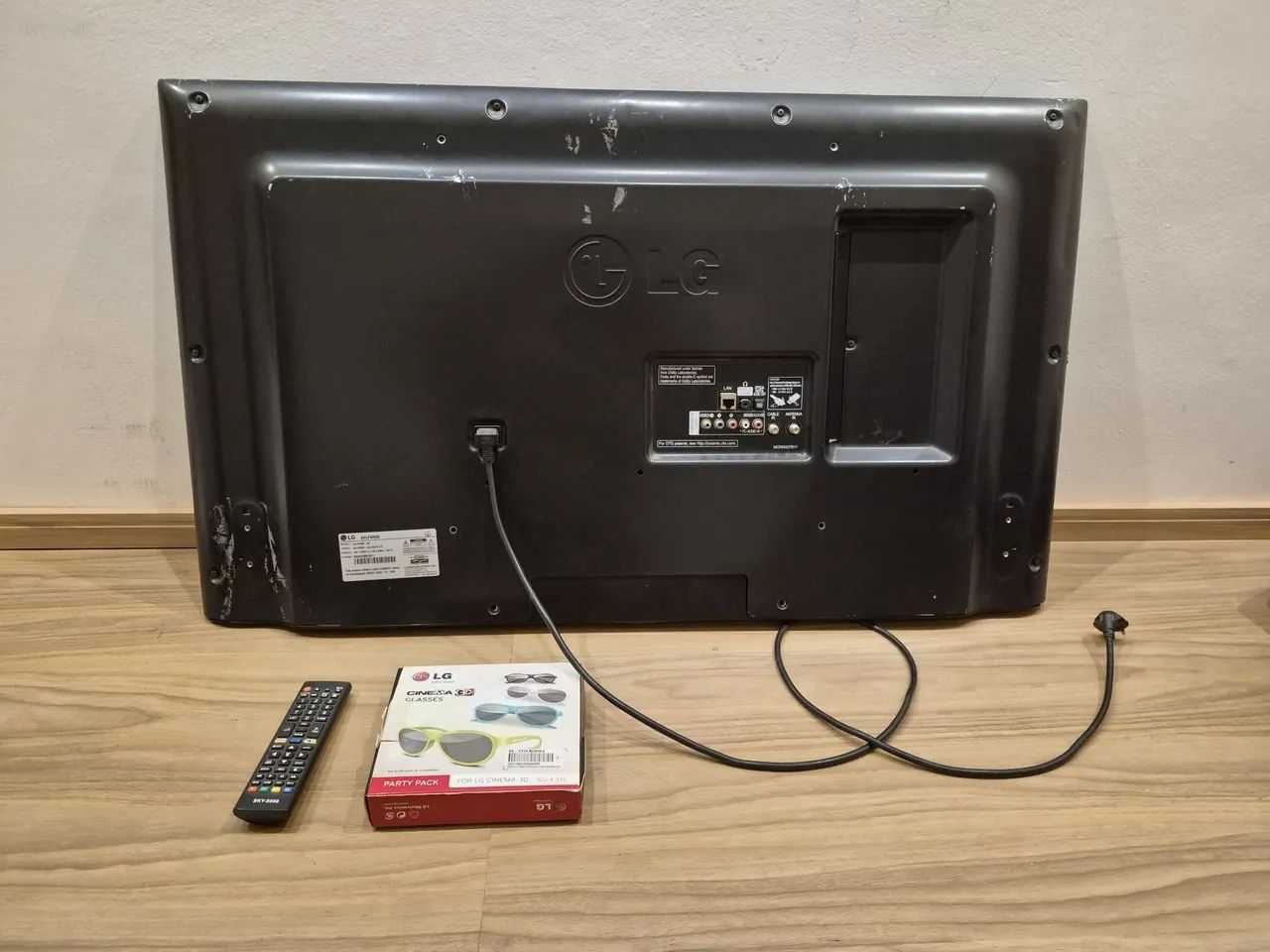 TV LG 42LF6500 3D 42' *tela com linha* - Foto 4