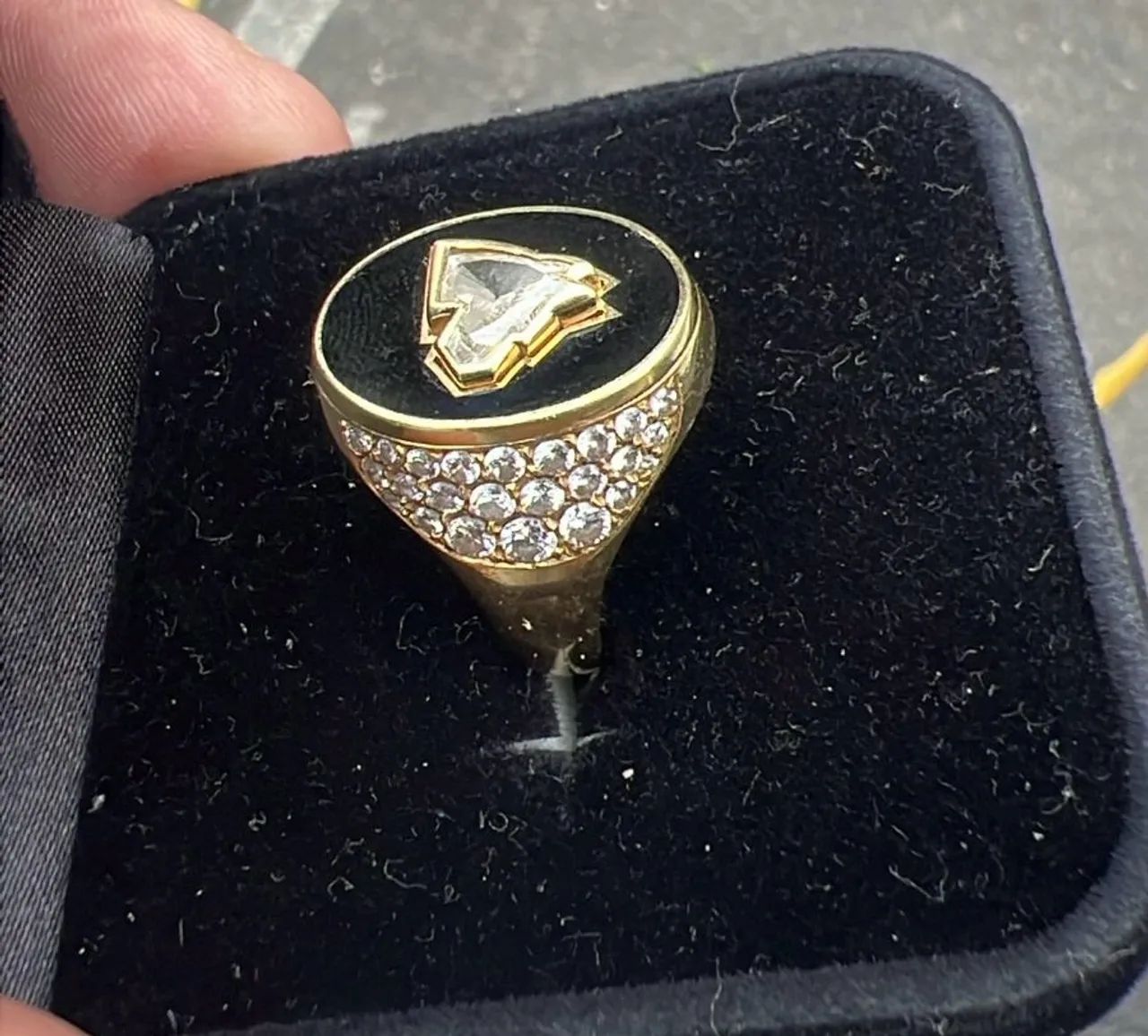 ANEL DE OURO COM DIAMANTES  - Foto 2