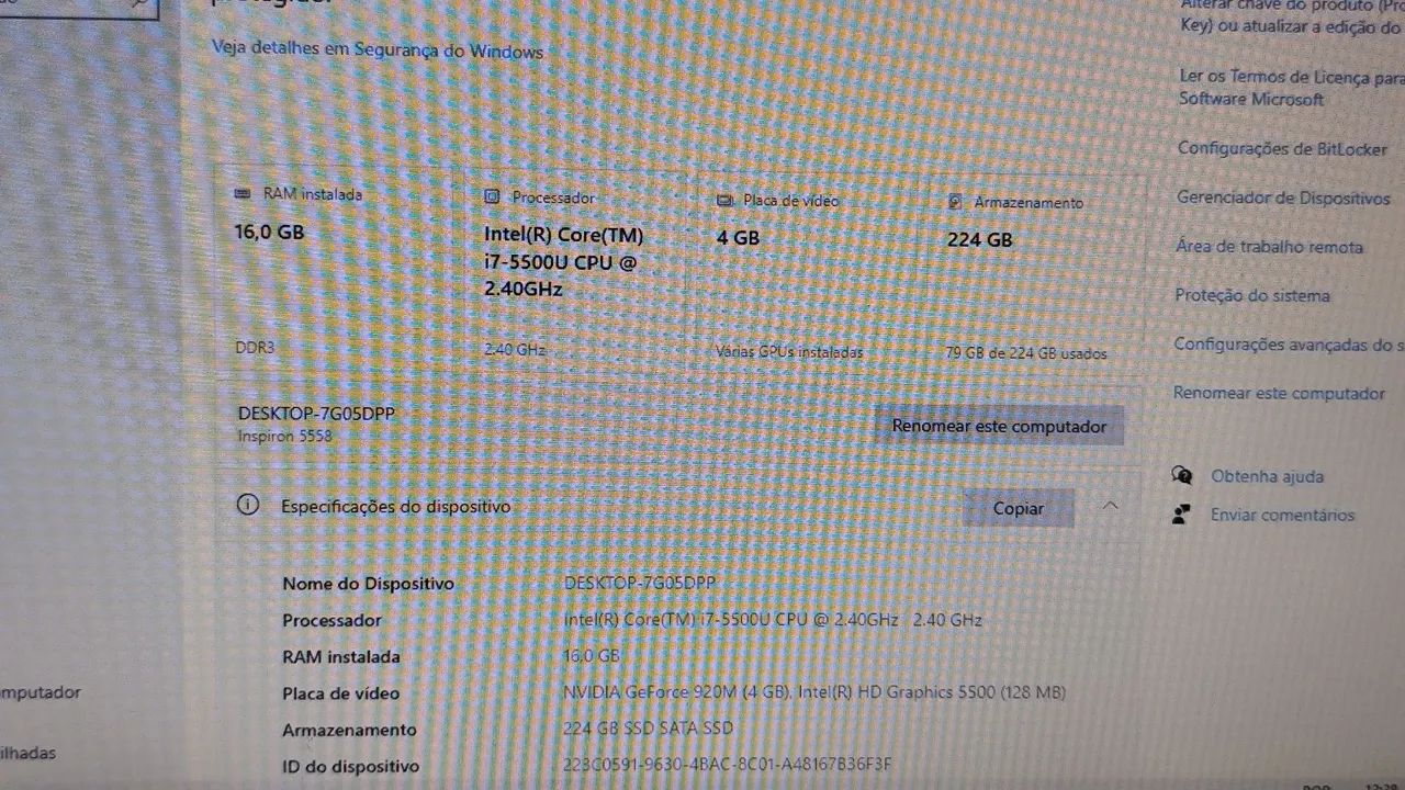 NOTEBOOK DELL i7  16gb ram - Foto 4