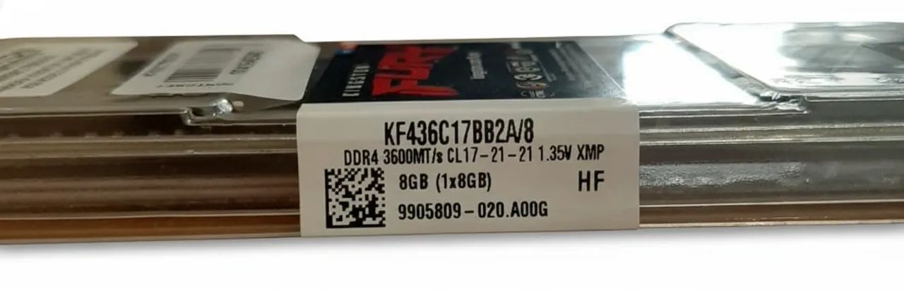 Memória Kingston Fury Beast, 8gb, Ddr4, Cl17, 3600 Mhz - Foto 3