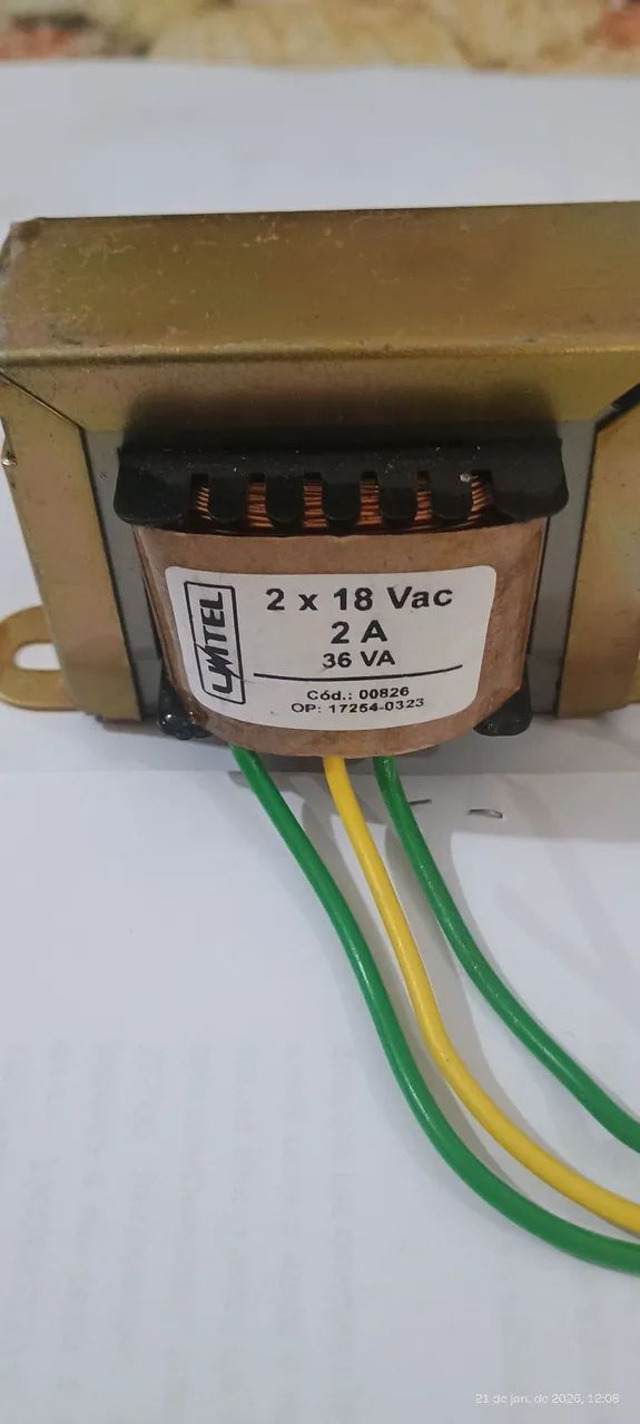 TRANSFORMADOR De Voltagem 18*18 -127 V_ - Foto 2
