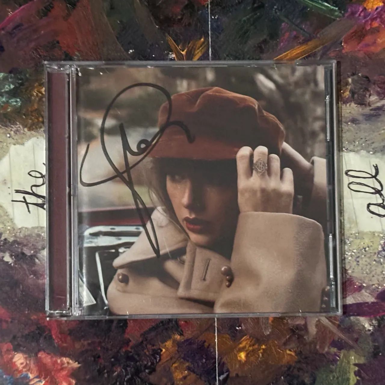 CD Taylor Swift - Red Taylors Version autografado - CDs, DVDs etc