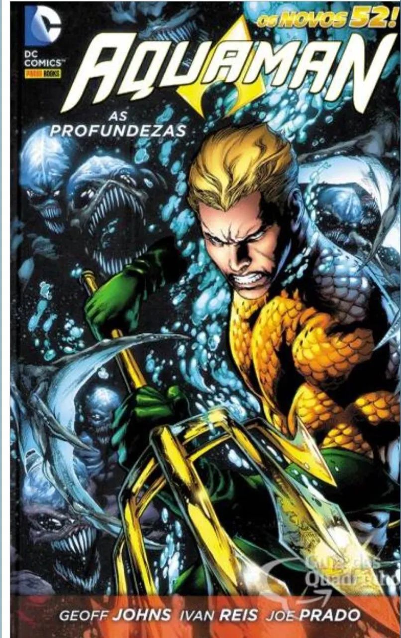 Coleção Aquaman 3 volumes. Geoff Johns e Ivan Reis.