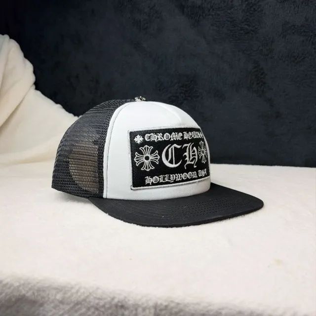 bone chrome hearts trucker