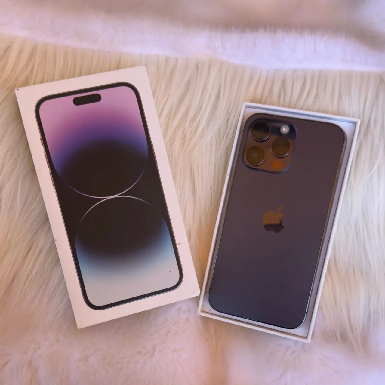 iPhone 14 Pro Max 256GB com caixa e cabo