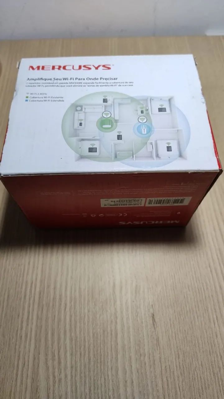 [SEMINOVO] Repetidor Wi-Fi Mercusys 300Mbps MW300RE - Completo na Caixa - Foto 3