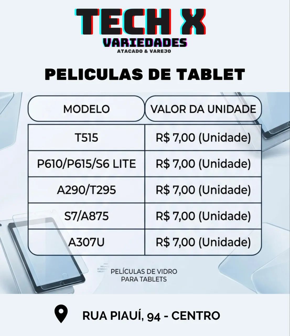 Película de Vidro para Celular e Tablet Atacado  - Foto 3