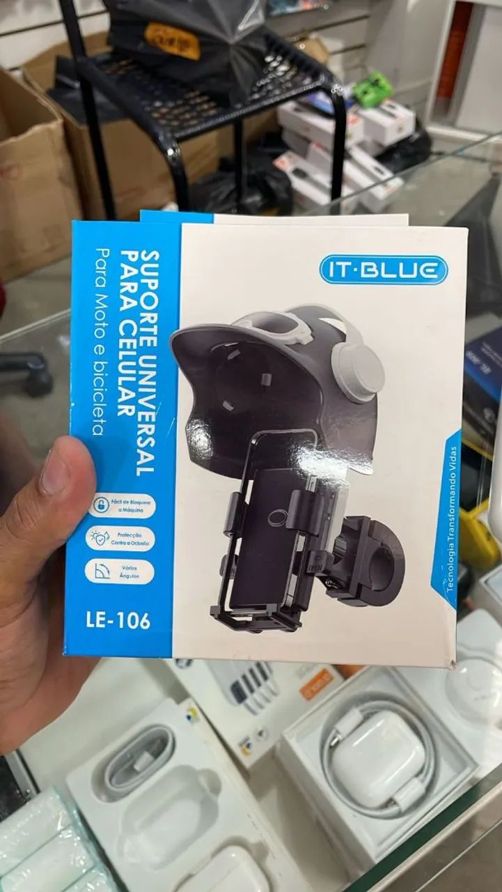 SUPORTE DE MOTO PARA CELULAR CAPACETE