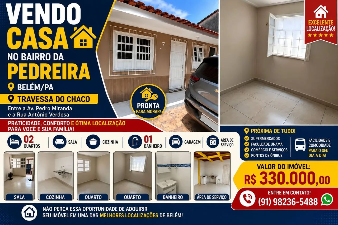 Linda casa na pedreira 