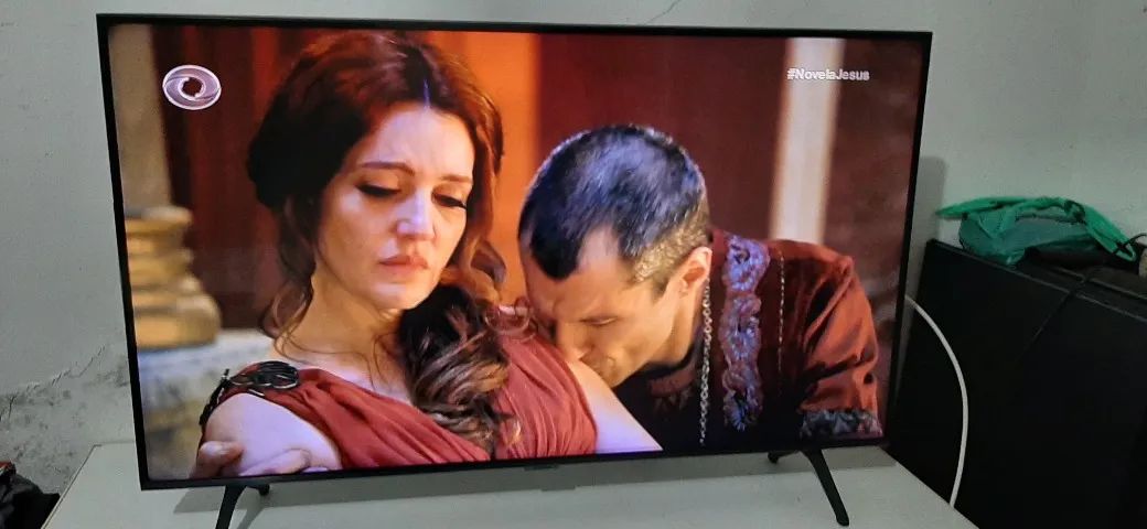 smart tv samsung cristal 4k de 43pol. completa e perfeita  - Foto 2