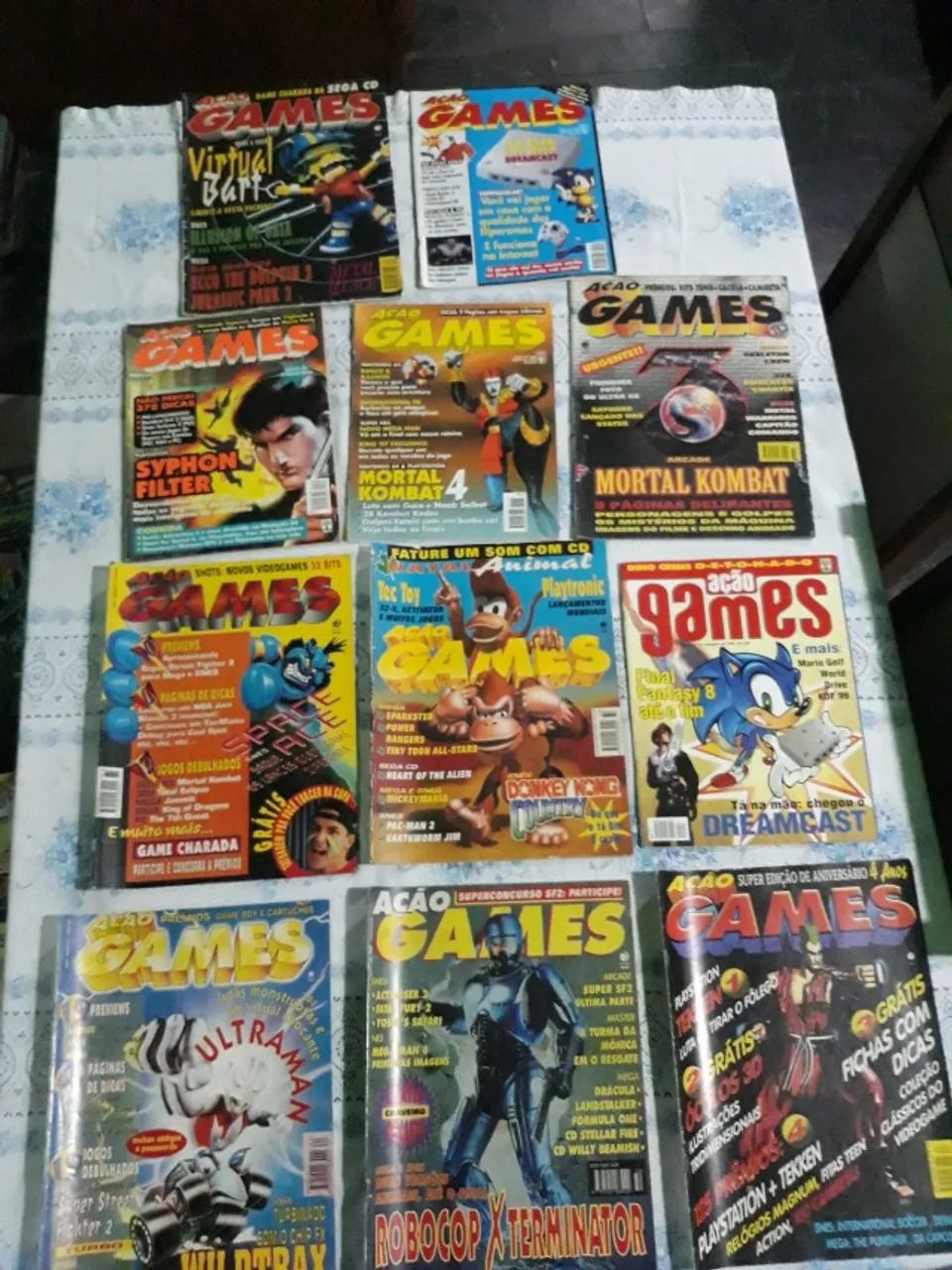 Revistas de Games antigas reliquia