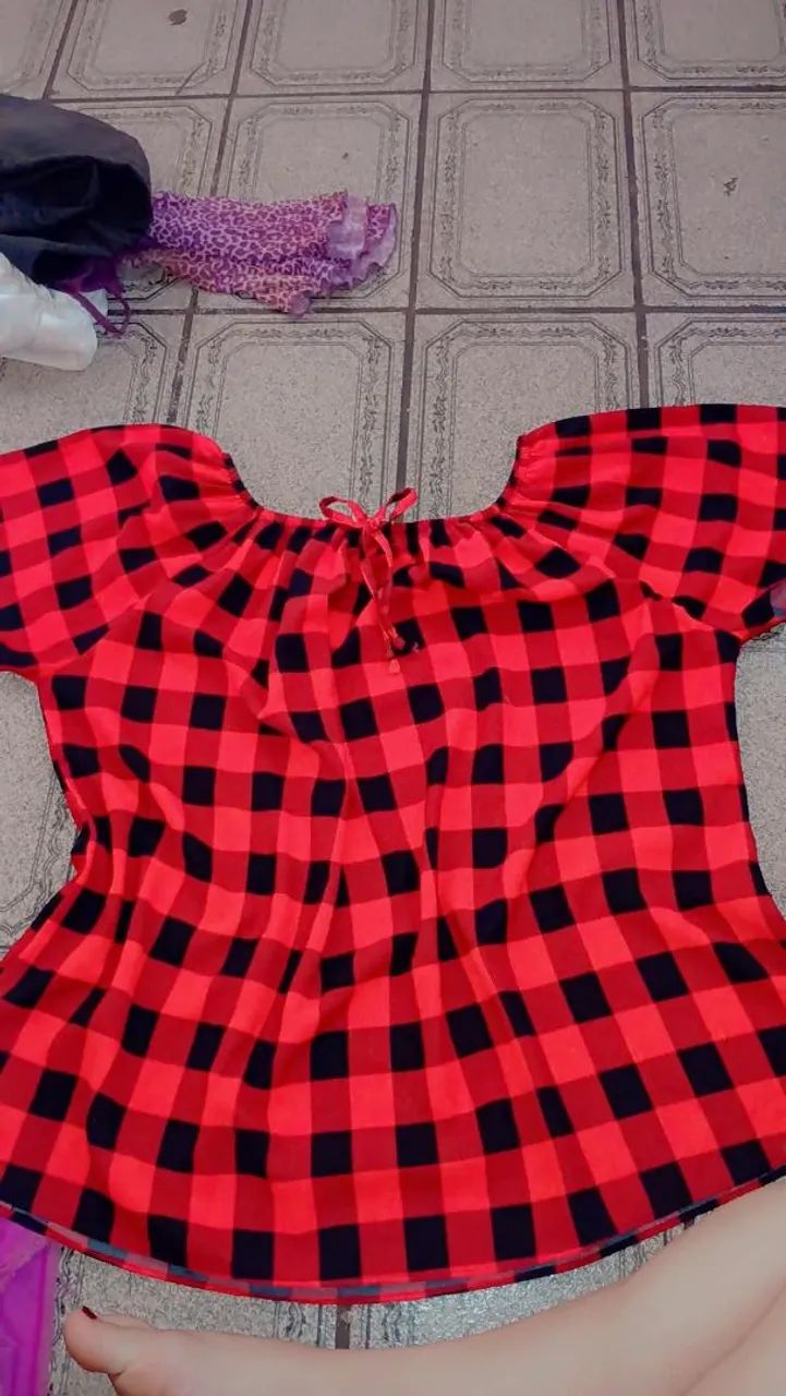 Roupas variadas, vestido, saia, blusa e legue - Foto 3