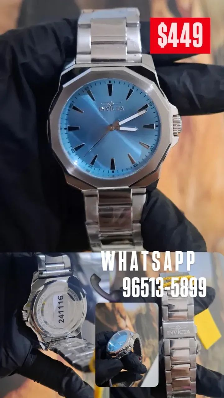 Relógio INVICTA SPECIALTY - ORIGINAL AZUL BEBE - Foto 2