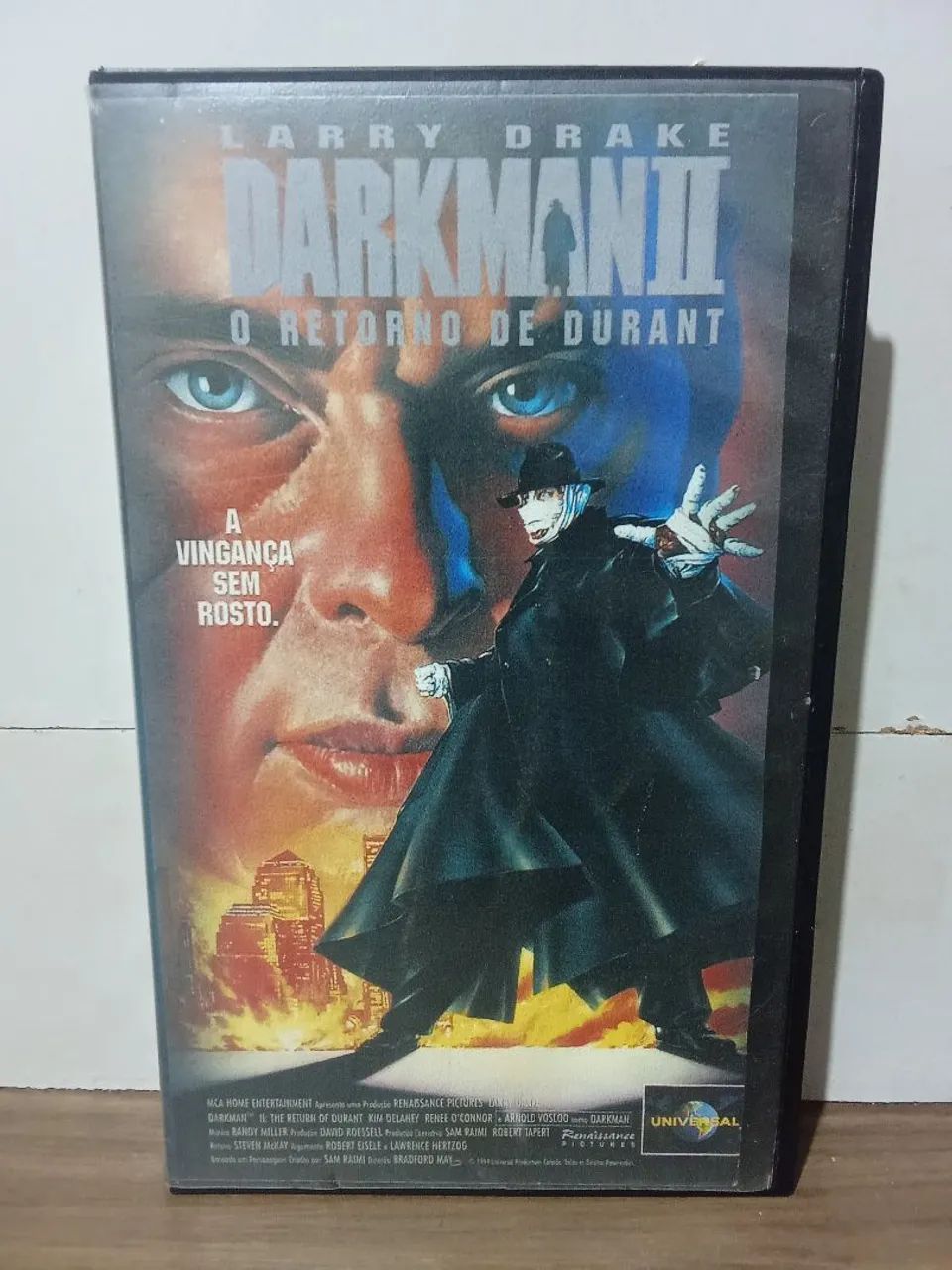 Vhs filme Darkman II O retorno de Durant (legendado)