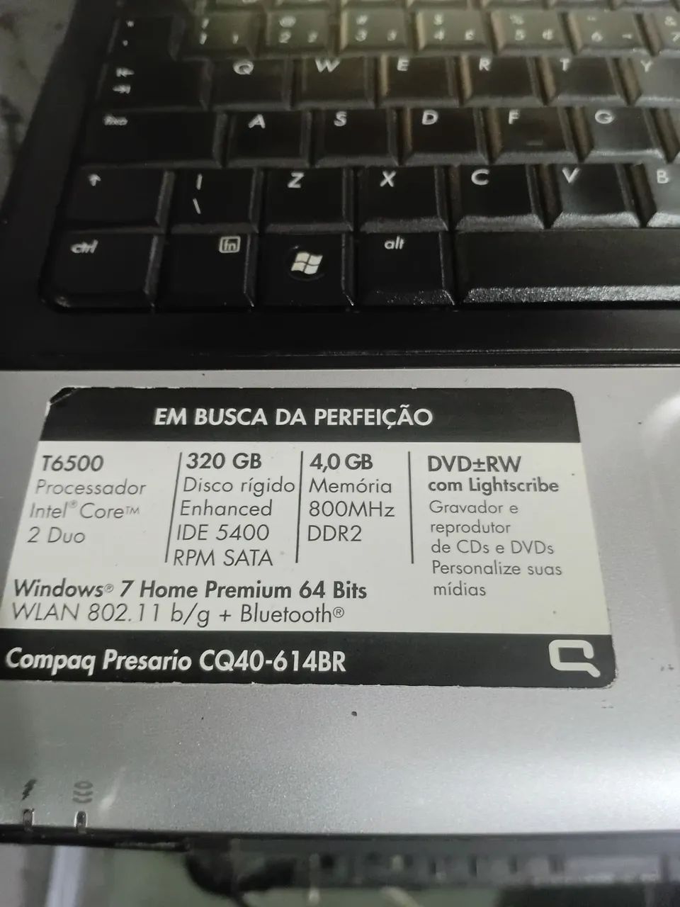 Vendo notebook compaq cq40  - Foto 6